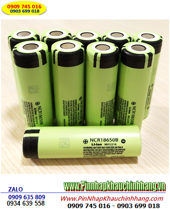 Panasonic NCR18650B, Pin 3.7v Panasonic NCR18650B-3400mAh| CÒN HÀNG